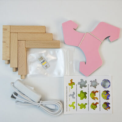 DIY Moon Lamp LED Night Light USB Decorative Table Lamp