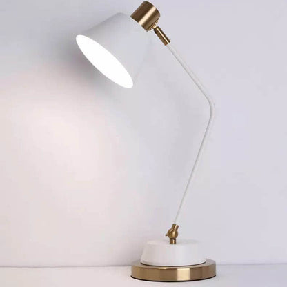Modern Minimalist Solid Color Iron 1-Light Table Lamp