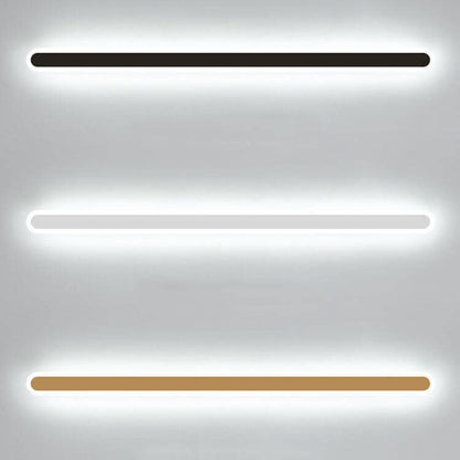 Modern Minimalist Long Bar Iron Acrylic LED Wall Sconce Lamp