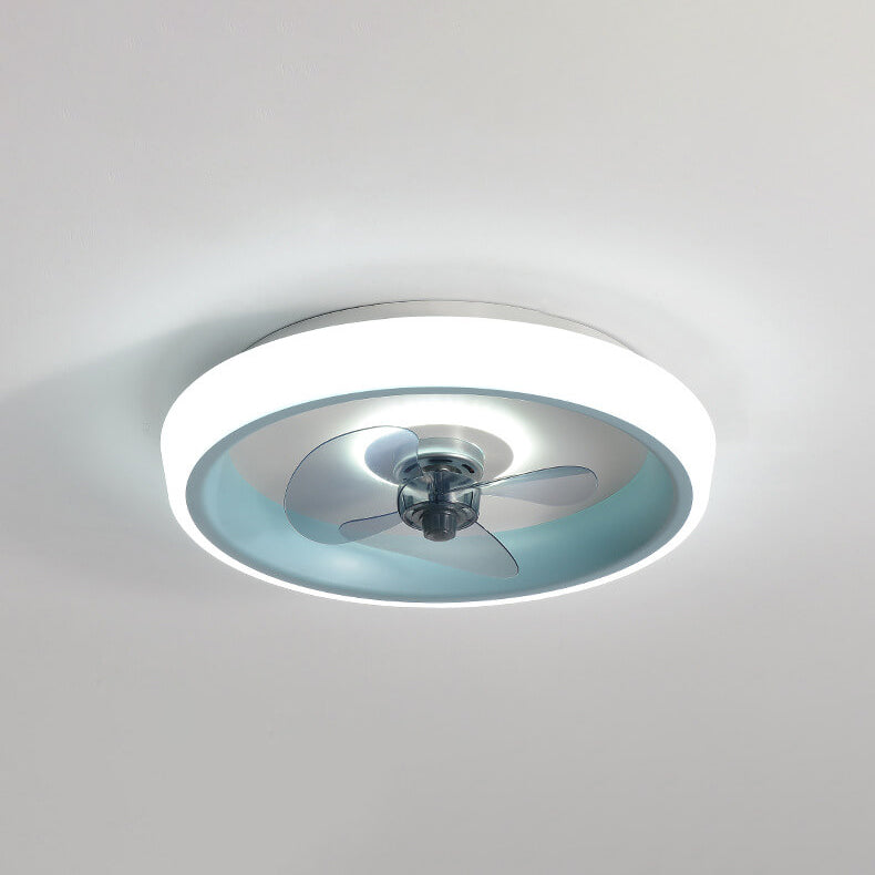 مروحة إضاءة LED خفيفة الوزن وحديثة من الأكريليك