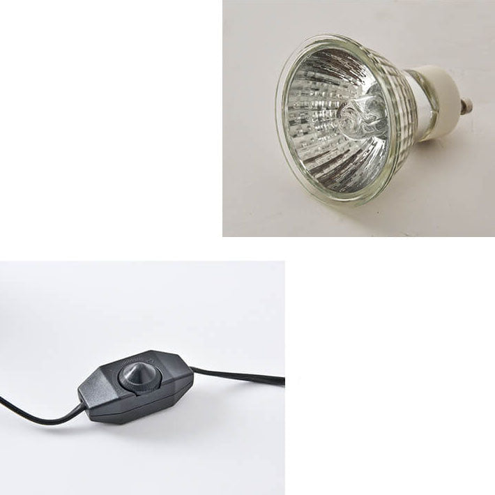 European Log Hardware Timing 1-Light Melting Wax Table Lamp