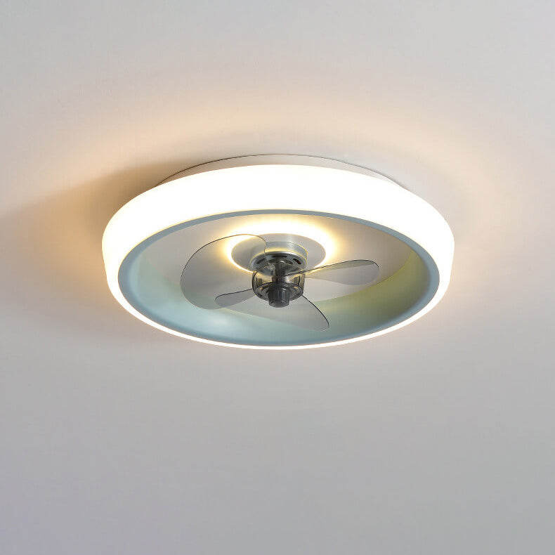 مروحة إضاءة LED خفيفة الوزن وحديثة من الأكريليك