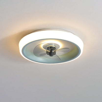 مروحة إضاءة LED خفيفة الوزن وحديثة من الأكريليك
