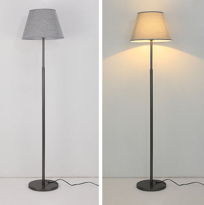 Nordic Simplicity Drum Cone Shade Linear 1-Light Standing Floor Lamp