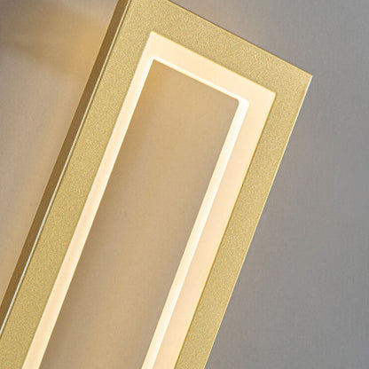 Modern Minimalist Solid Color Rectangular Acrylic LED Wall Sconce Lamp