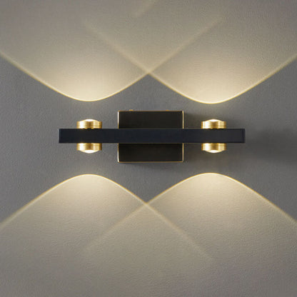 Modern Retro All Copper LED Vanity Light Wall Sconce Lamp