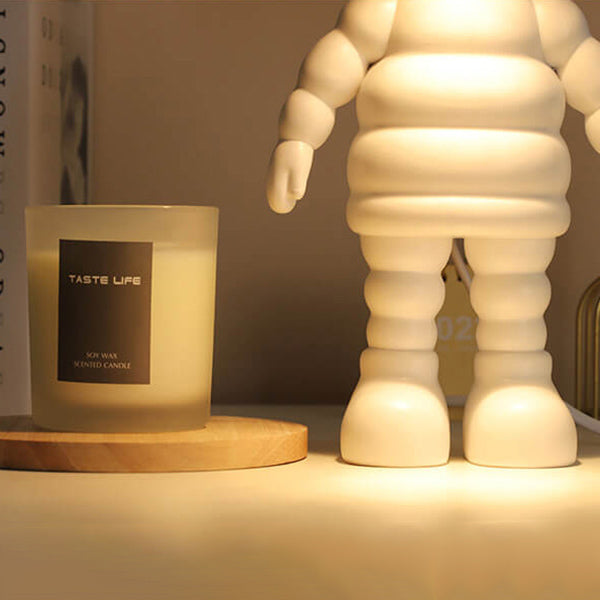 Modern Creative Michelin Robot LED Aromatherapy Melting Wax Table Lamp