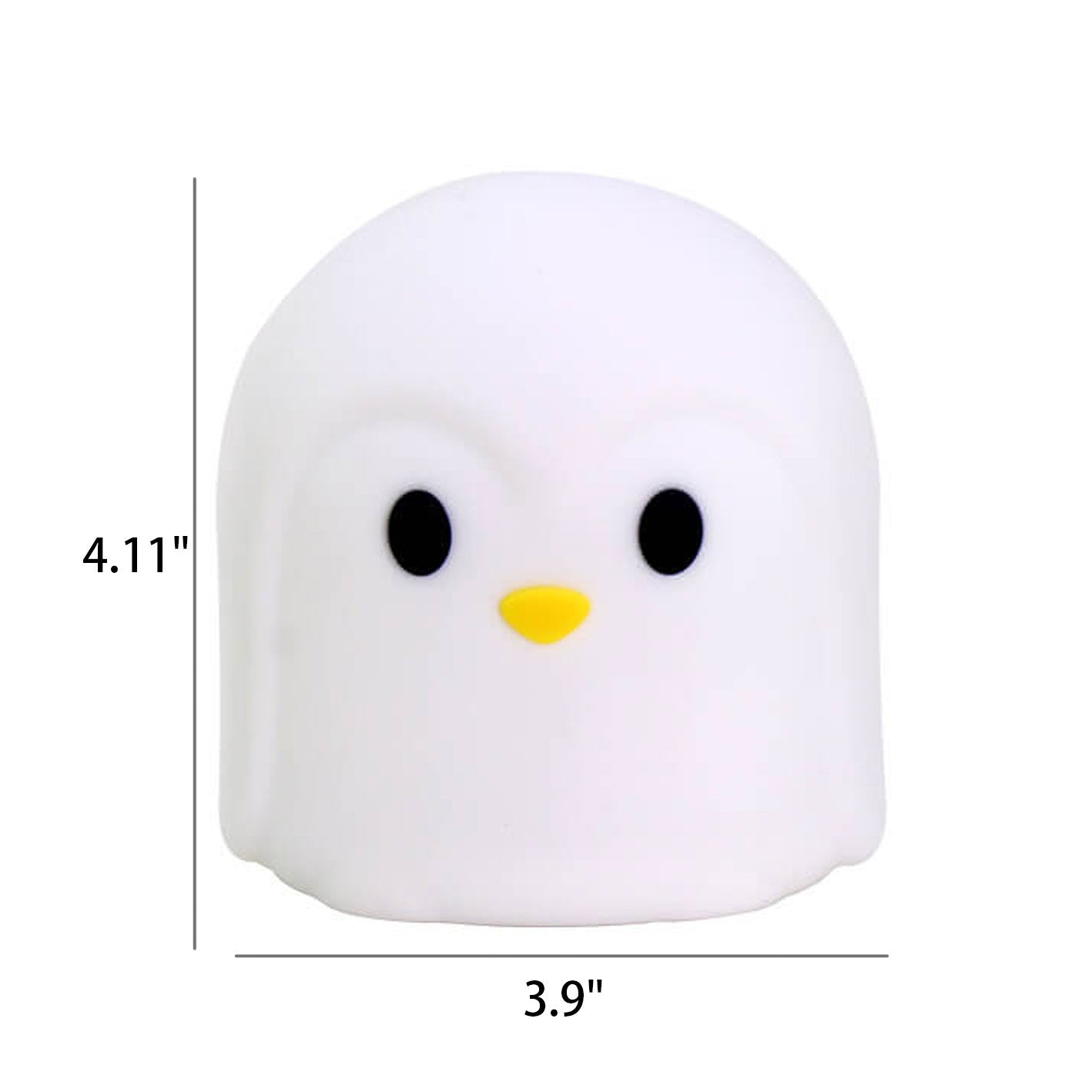 Creative Colorful Penguin Shape Silicone LED Table Lamp