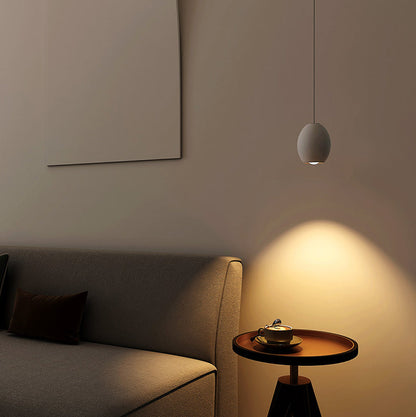 مصباح LED معدني بيضاوي الشكل بتصميم عصري بسيط لغرفة المعيشة 