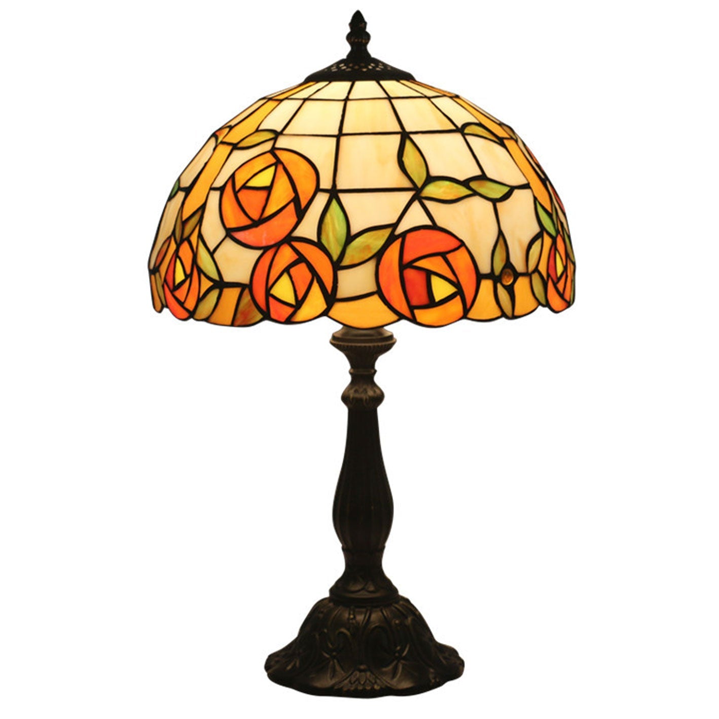 Tiffany Zinc Alloy Color 1-Light Table Lamp