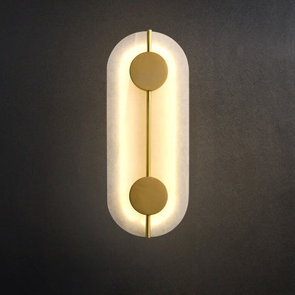 مصباح حائط LED دائري حديدي حديث 