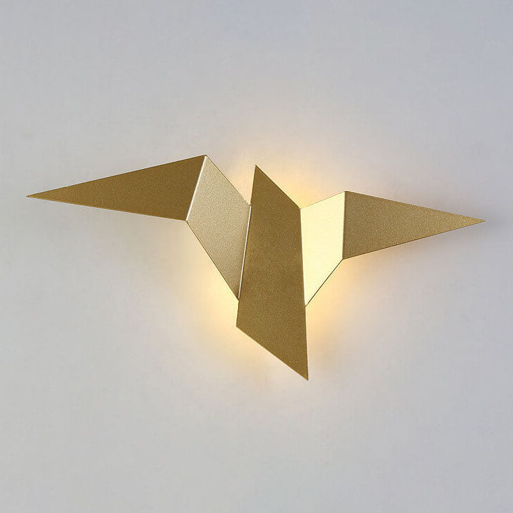 Modern Creative Flying Bird Metal 1-Light LED Wall Sconce Lamps
