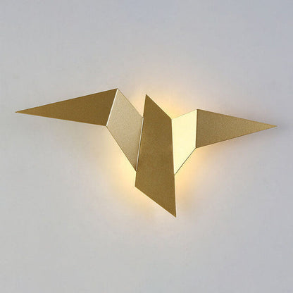 Modern Creative Flying Bird Metal 1-Light LED Wall Sconce Lamps