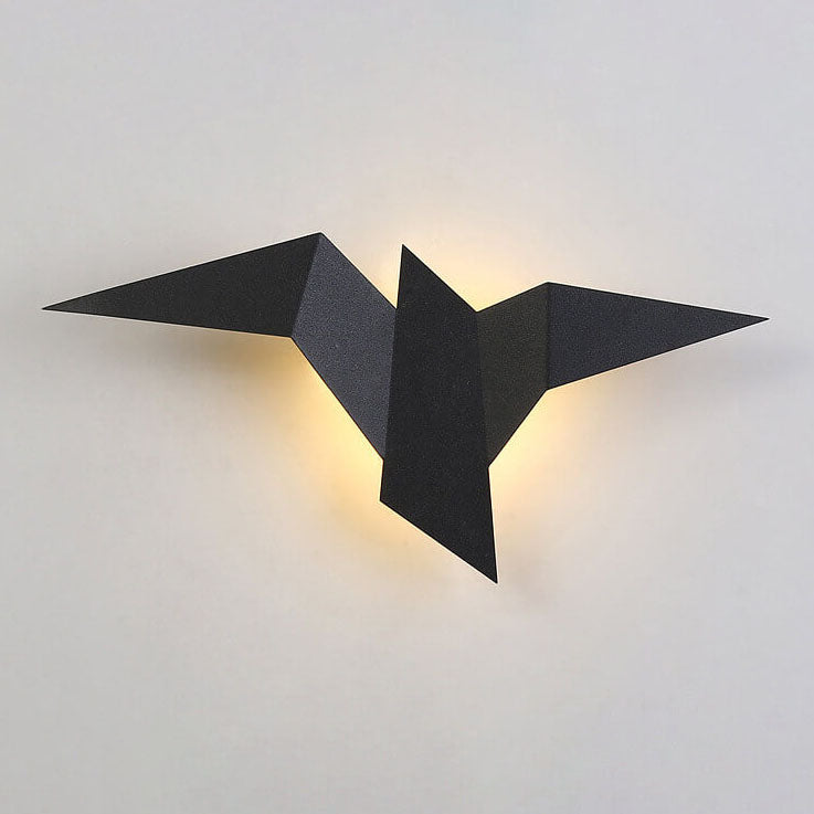 Modern Creative Flying Bird Metal 1-Light LED Wall Sconce Lamps