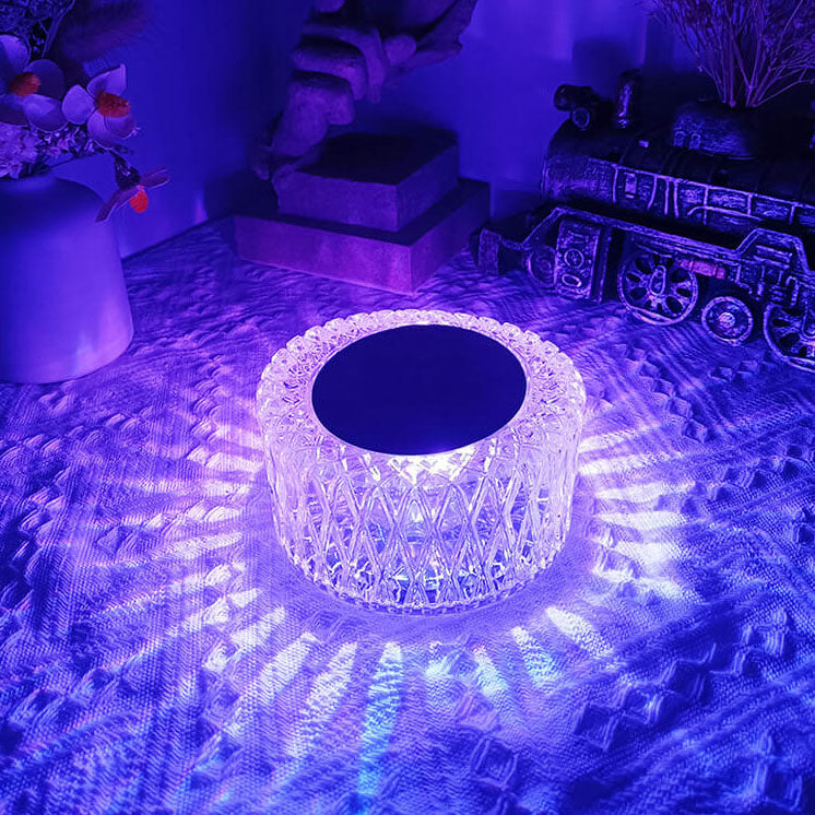 Creative Bird's Nest Crystal RGB LED Night Light Table Lamp