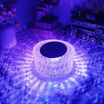 Creative Bird's Nest Crystal RGB LED Night Light Table Lamp