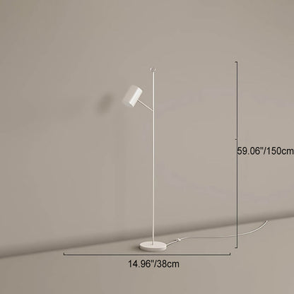 Modern Minimalist Rod Hardware Acrylic LED Standing Floor Lamp