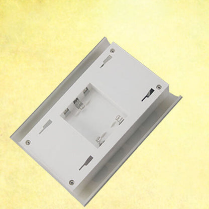 مصباح حائط LED عصري مستطيل الشكل من الألومنيوم قابل لإعادة الشحن عبر USB 