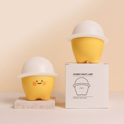 Creative Cute Emoji Silicone LED Night Light Bedside Table Lamp