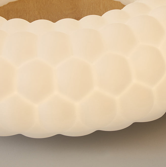 Modern Simplicity Cloud PE Round Shade LED Pendant Light For Living Room