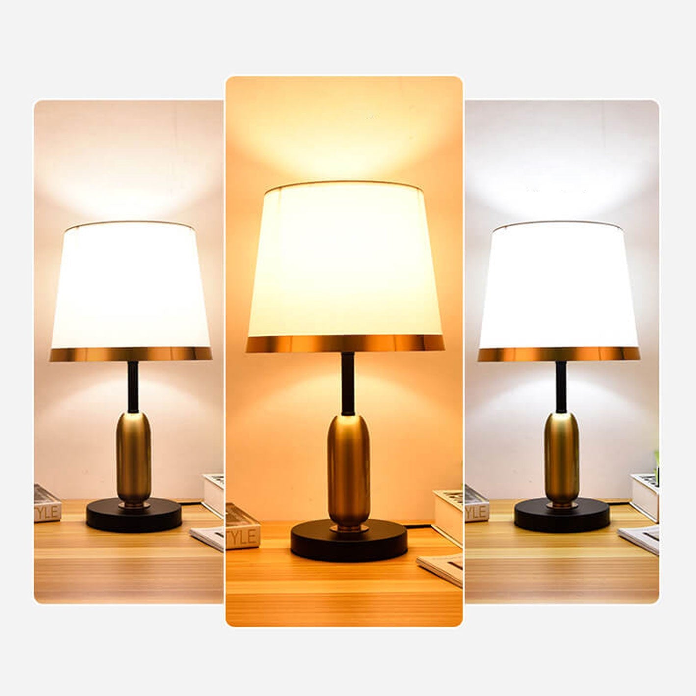 European Retro Fabric 1-Light Table Lamp