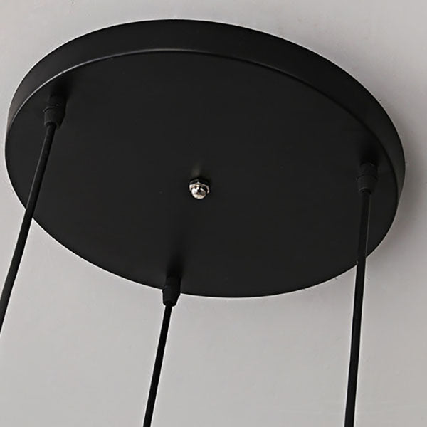 مصباح معلق سيراميكي من Nordic Rustic Hardware بإضاءة 1/3 