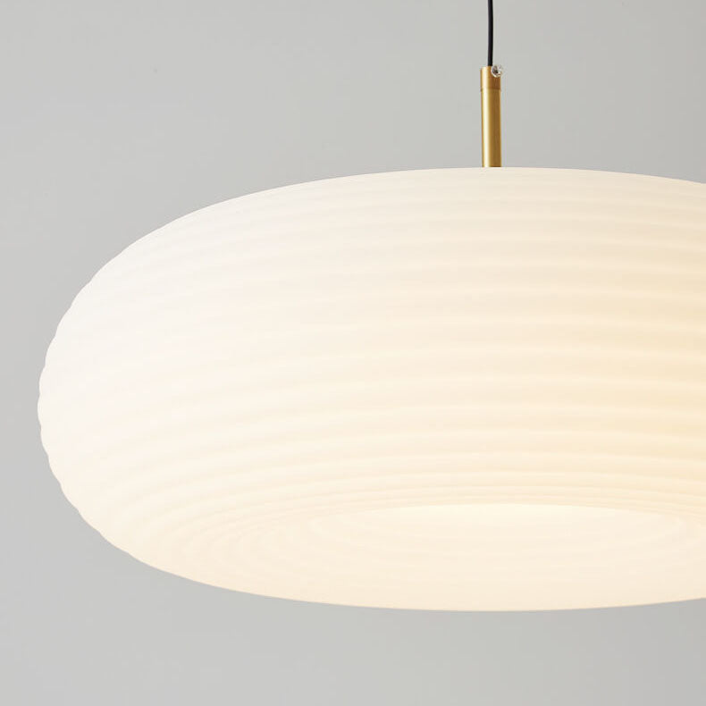 Modern Cream Style Apple All-Copper LED Pendant Light