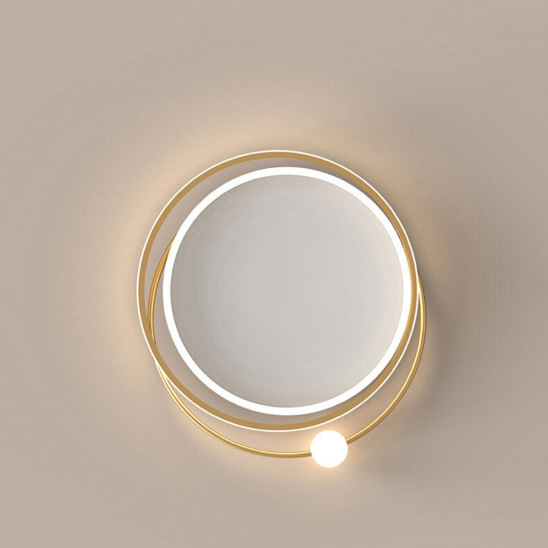 Modern Creative Circle Ring LED Flush Mount Ceiling Light