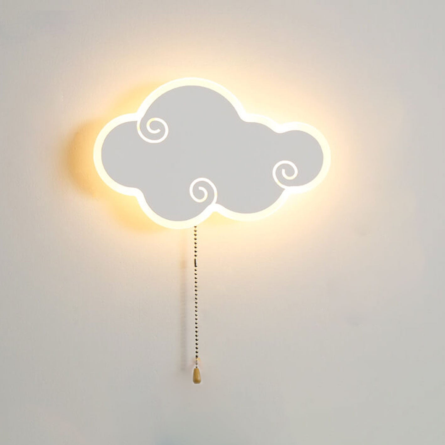 مصباح حائط LED بتصميم رسوم متحركة سحابية بسيطة وحديثة من الشمال 