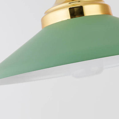 Nordic Macaron Colorful Iron 1-Light Pendant Light