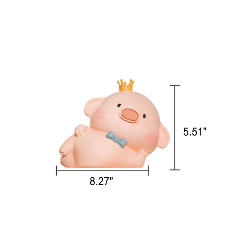 Cute Piggy Silicone LED Night Light Bedside Table Lamp