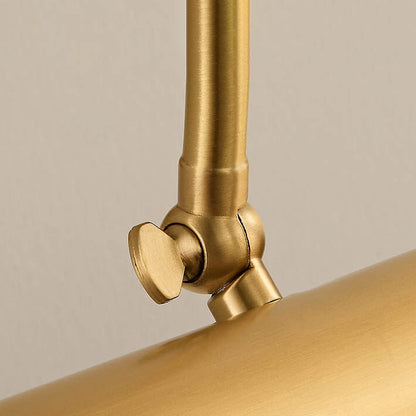 Nordic Modern Minimalist Cylindrical All-Copper 2 Light Vanity Light Wall Sconce Lamp