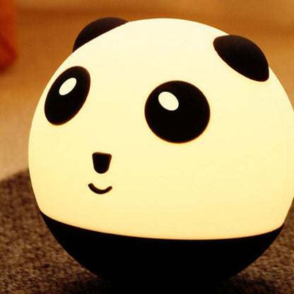 Cute Panda Tumbler Silicone LED Night Light