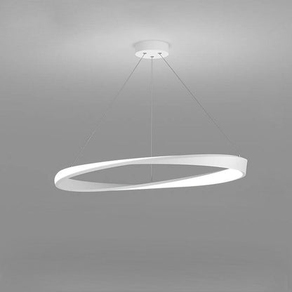 Nordic Light Luxury Round Aluminum LED Pendant Light