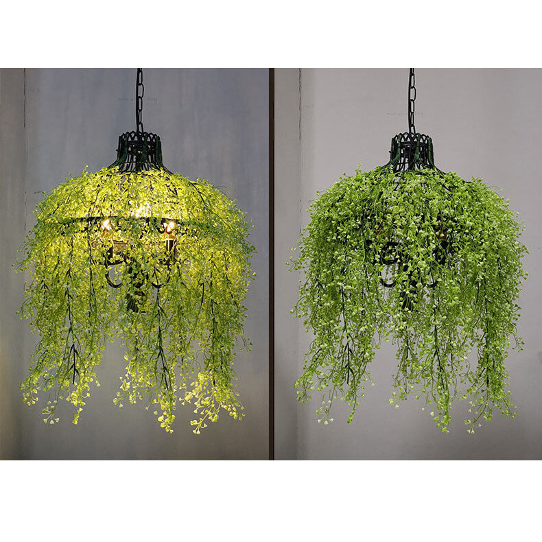 Creative Plant Vine Decorative 3-Light Chandelier