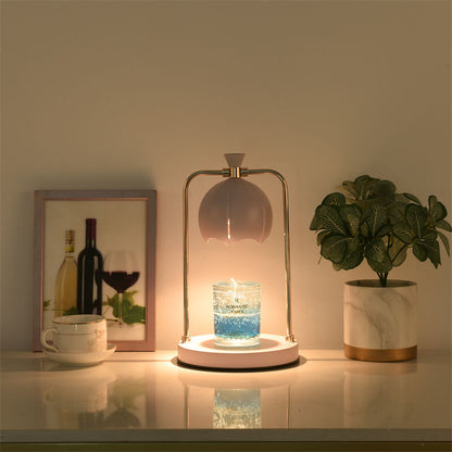 Modern Orchid Metal Aromatherapy Melting Wax 1-Light Table Lamp