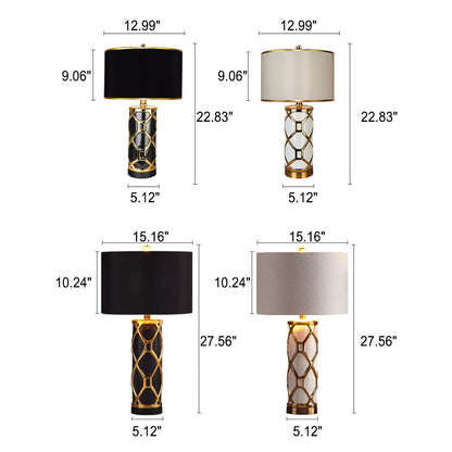 Nordic Light Luxury Ceramic 1-Light Table Lamp