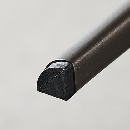 Contemporary Scandinavian PU Leather Carbon Steel Sponge Square Lozenge Dining Chair Backrest Armrest For Dining Room