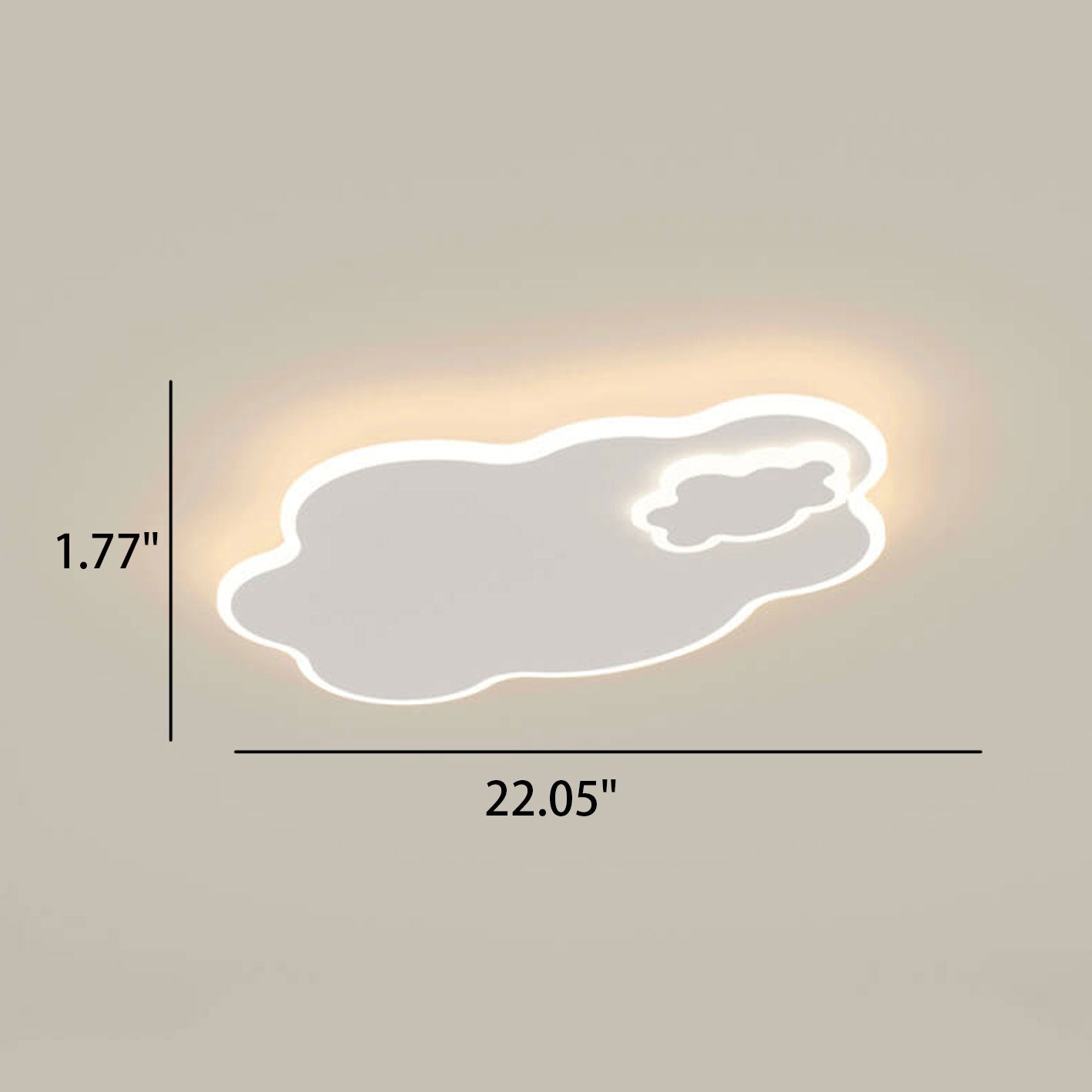 Nordic Minimalist Cloud Cluster LED Flush Mount Ceiling Light