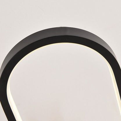 Creative Simple Oval USB LED Night Light Table Lamp