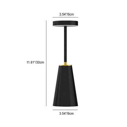 Modern Minimalist Cylindrical PC Iron LED Table Lamp For Living Room