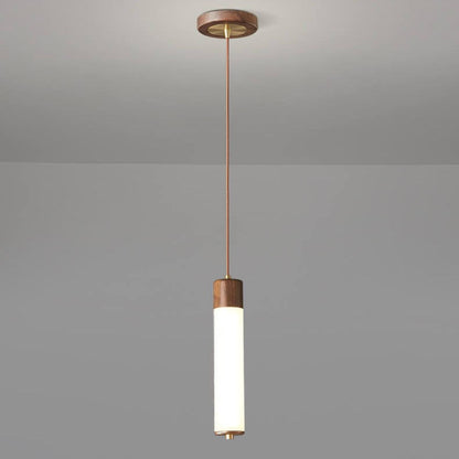 Modern Creative Personality Solid Wood LED Pendant Light