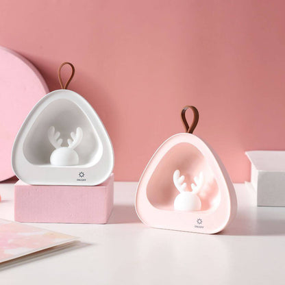 Creative Cute Deer Silicone USB Charging Portable LED Night Light Table Lamp