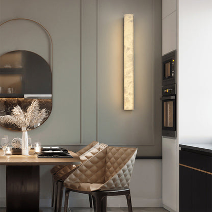 مصباح حائط LED من الرخام النحاسي بتصميم عصري بسيط لغرفة المعيشة 