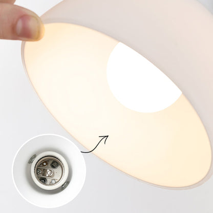 Modern Simplicity Iron Glass Dome Hemispheroid 1-Light Wall Sconce Lamp For Bedside