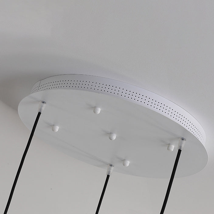 ثريا LED من الألومنيوم بتصميم عصري إبداعي غير منتظم لغرفة المعيشة 
