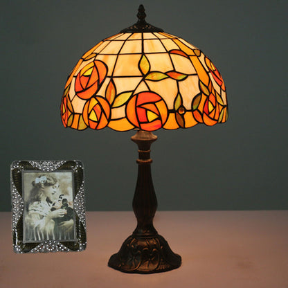 Tiffany Zinc Alloy Color 1-Light Table Lamp