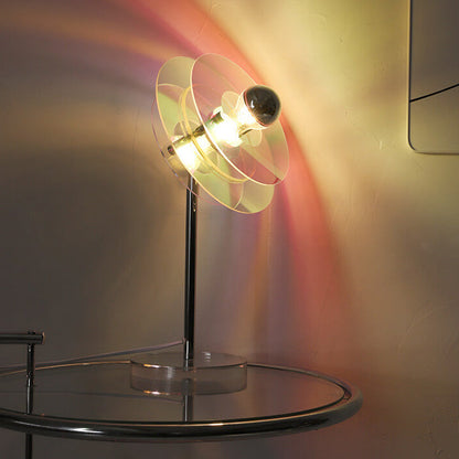 Modern Acrylic Space Saucer Design 1-Light Table Lamp