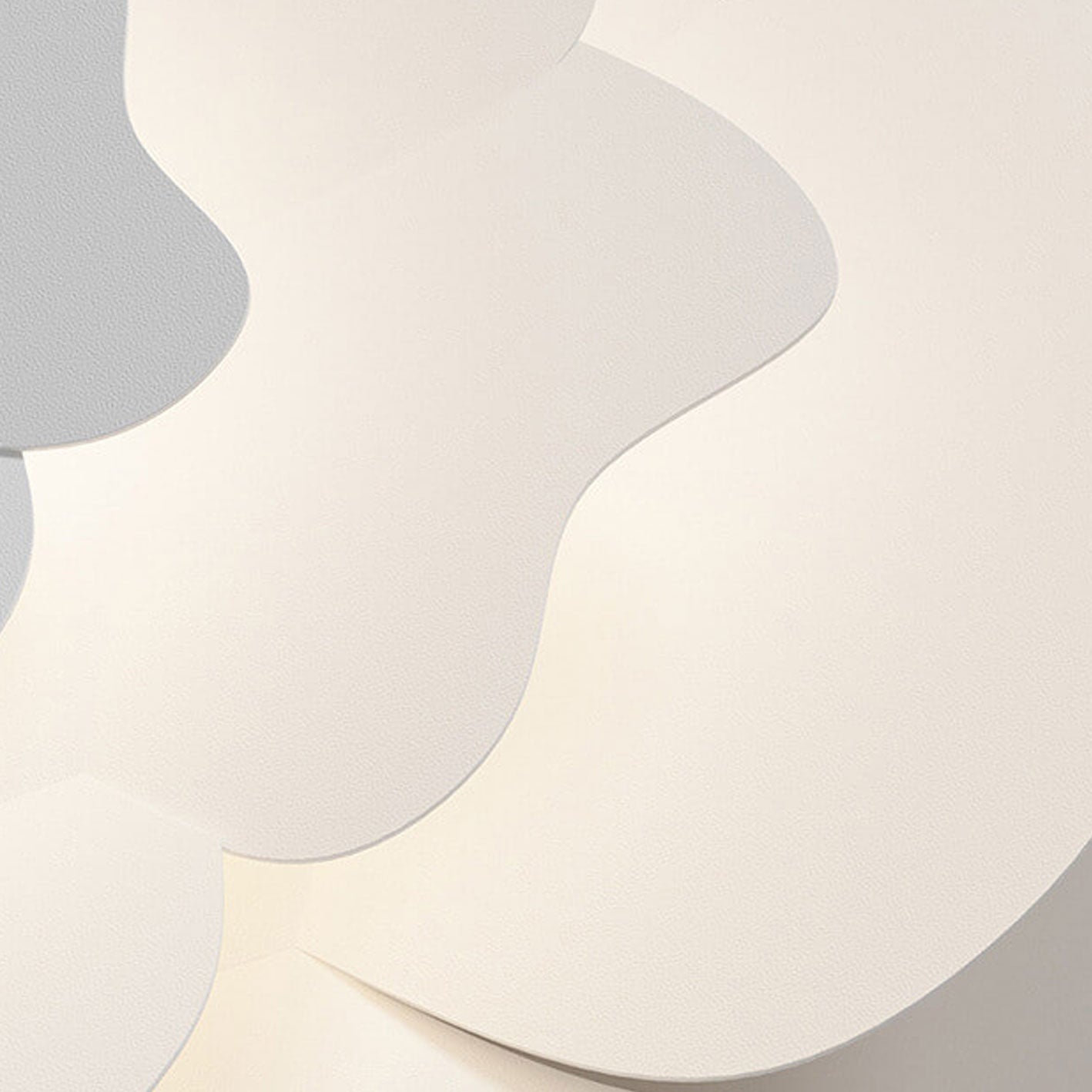 Creative Simple Three-layer Petal Overlap Design LED Flush Mount Light