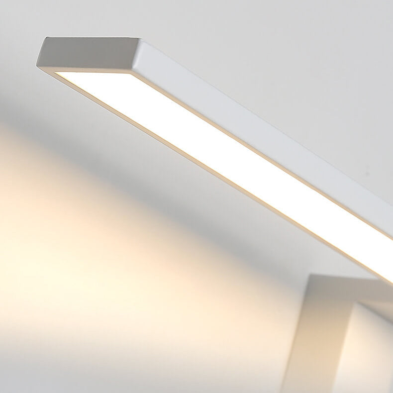 مصباح حائط LED مستطيل الشكل مصنوع من الحديد والأكريليك بتصميم عصري بسيط 